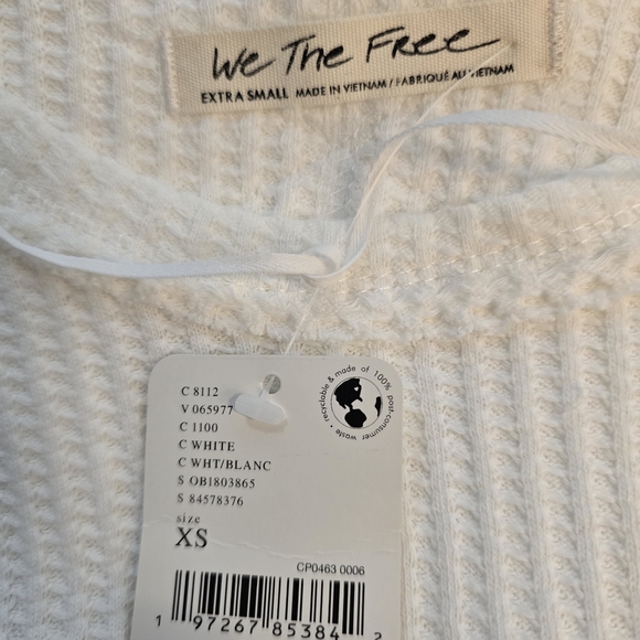 We The Free White Long Sleeve Top - Picture 4 of 4